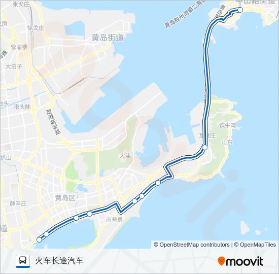 都市观光2线 Bus Line Map