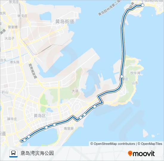都市观光2线 Bus Line Map