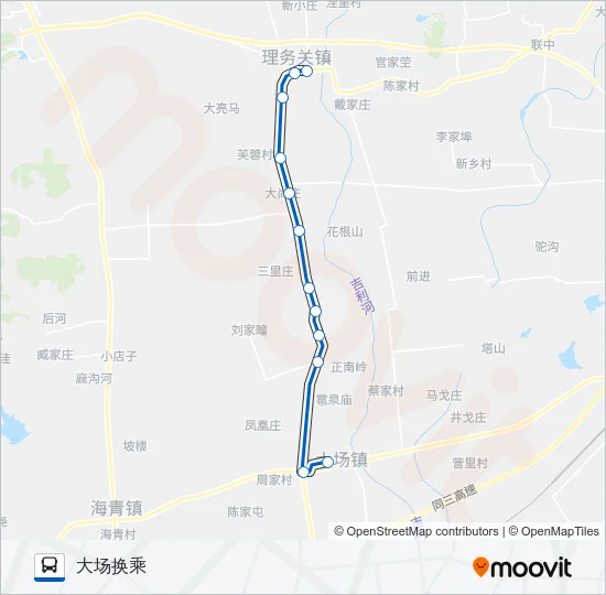 黄岛606路 Bus Line Map