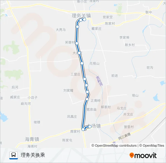 黄岛606路 Bus Line Map