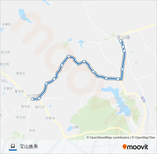 黄岛609路 Bus Line Map