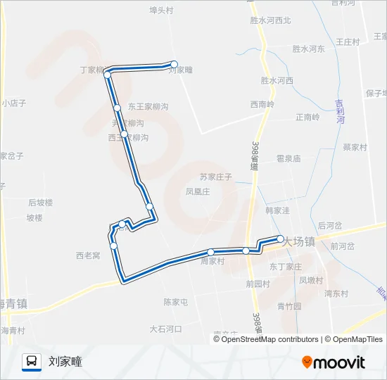 黄岛711路 Bus Line Map
