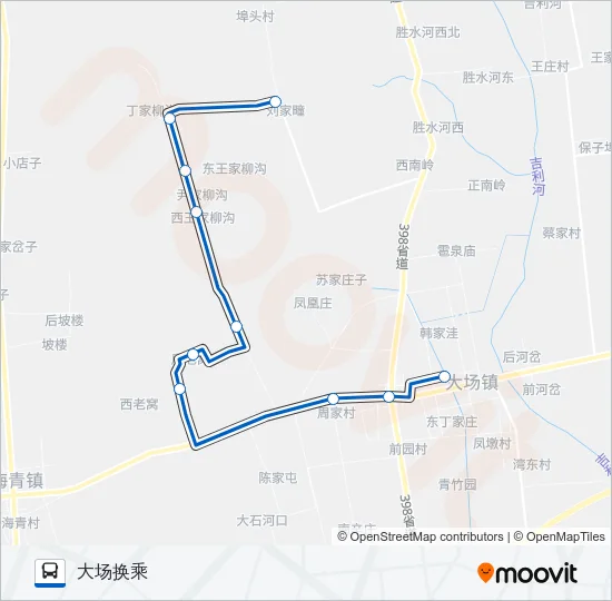 黄岛711路 Bus Line Map