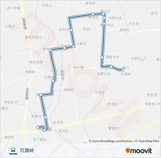 黄岛712路 Bus Line Map