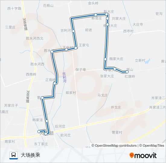 公交黄岛712路的线路图