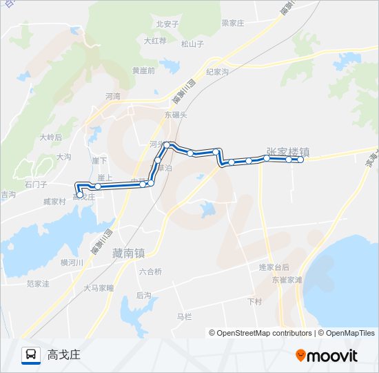 公交黄岛721路的线路图