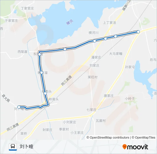 黄岛726路 Bus Line Map