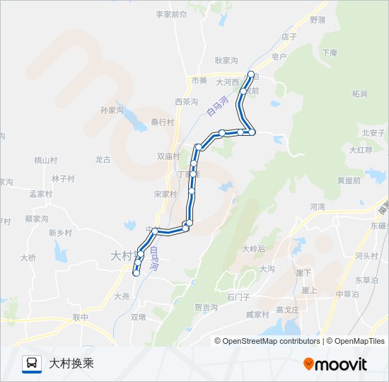 黄岛733路 bus Line Map