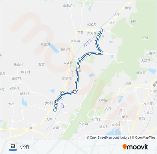 黄岛733路 Bus Line Map