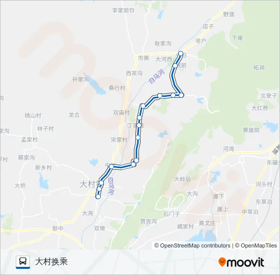 黄岛733路 Bus Line Map