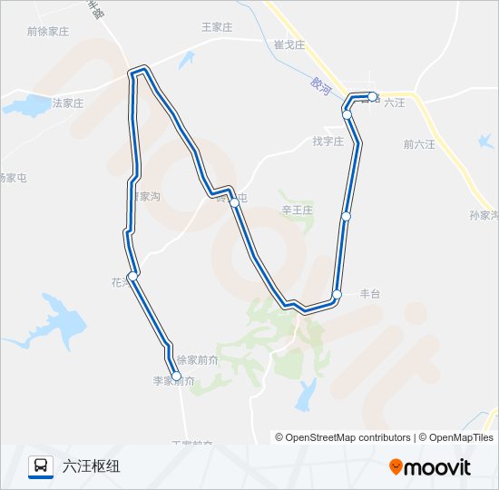 黄岛751路 bus Line Map