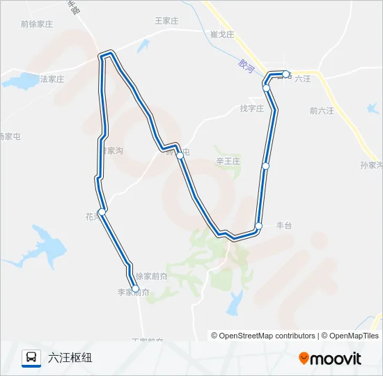 黄岛751路 Bus Line Map