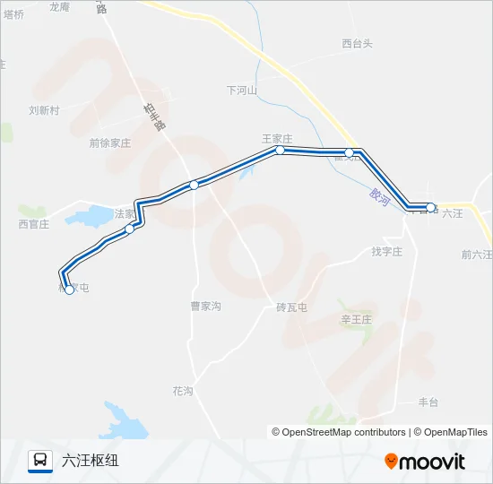 黄岛752路 Bus Line Map