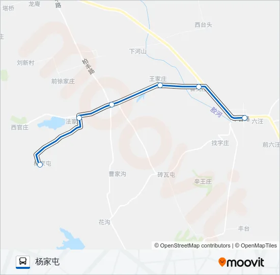 黄岛752路 Bus Line Map