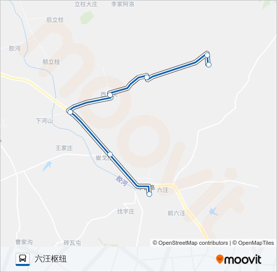 黄岛753路 bus Line Map