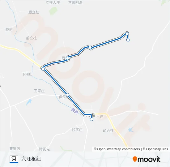 黄岛753路 Bus Line Map