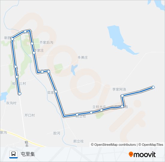 黄岛757路 bus Line Map