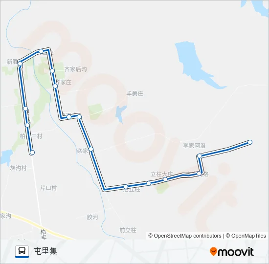 黄岛757路 Bus Line Map