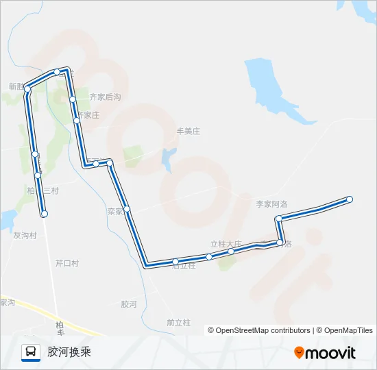 黄岛757路 Bus Line Map