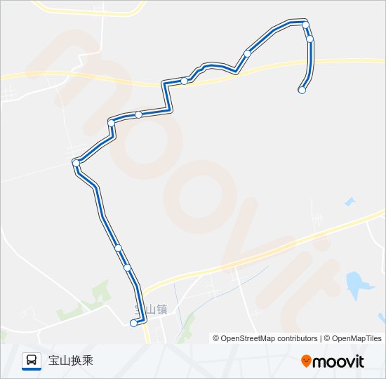 黄岛761路 bus Line Map