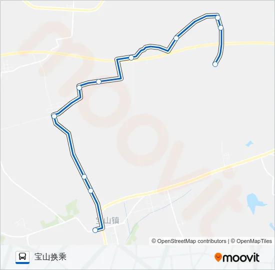 黄岛761路 Bus Line Map