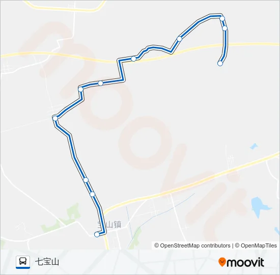 黄岛761路 Bus Line Map