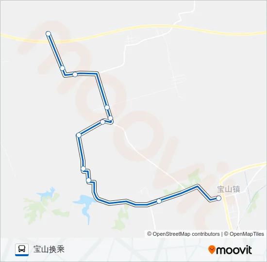 黄岛762路 Bus Line Map