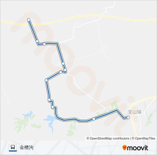 公交黄岛762路的线路图