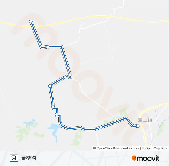 黄岛762路 Bus Line Map
