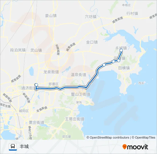 即墨K103路 Bus Line Map