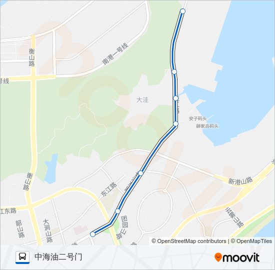 开发区802路 bus Line Map
