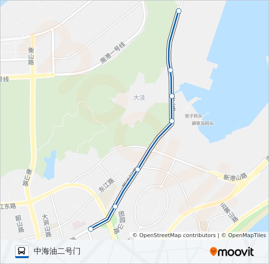 开发区802路 bus Line Map