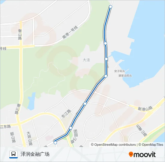开发区802路 Bus Line Map