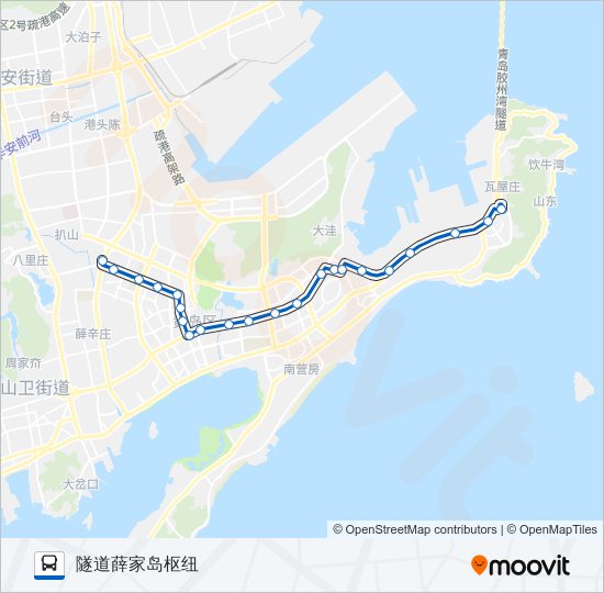 开发区803路 bus Line Map