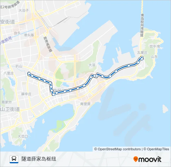 开发区803路 Bus Line Map