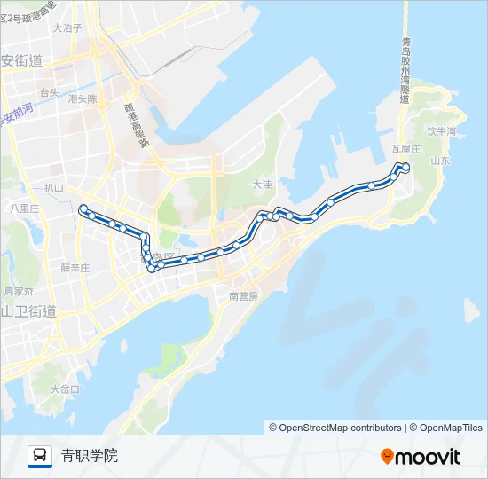 开发区803路 Bus Line Map