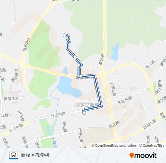 开发区805路 bus Line Map