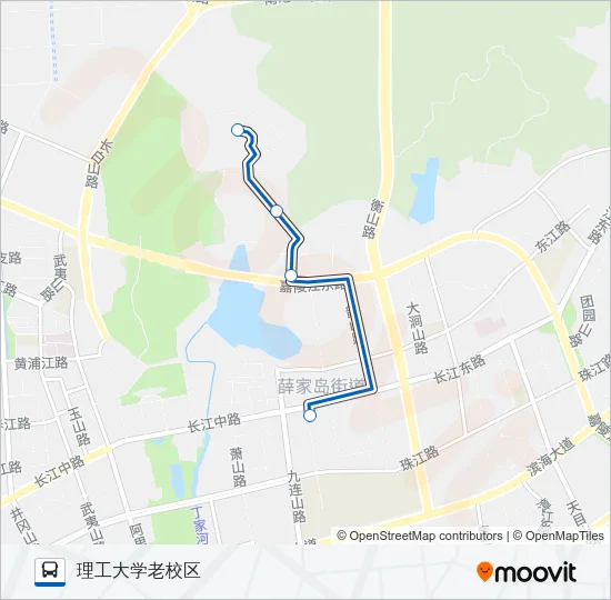 开发区805路 Bus Line Map