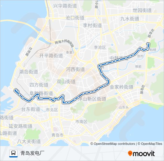 126路定点延长 Bus Line Map