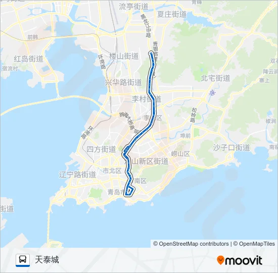 503路环线空调 Bus Line Map