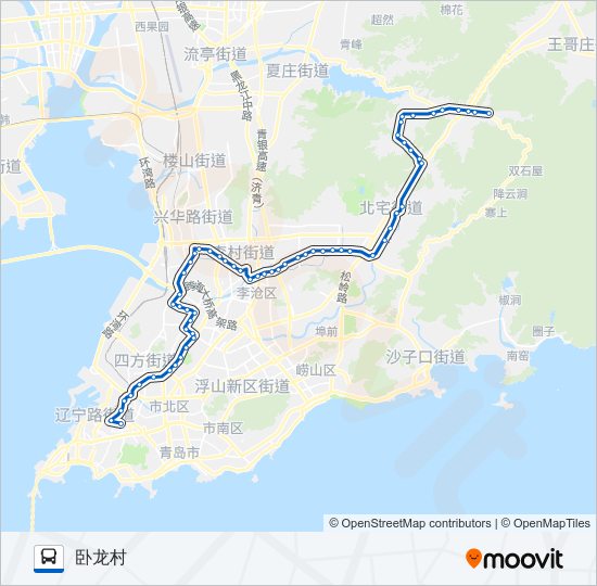 公交旅游专365路路的线路图