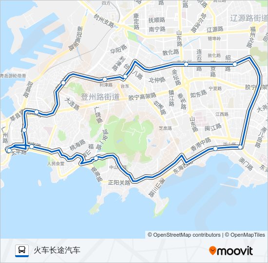 都市观光3线内环 bus Line Map