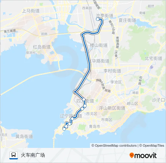 公交机场2(702路)路的线路图