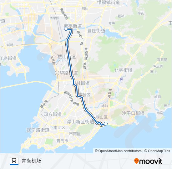 机场3线(703路) Bus Line Map