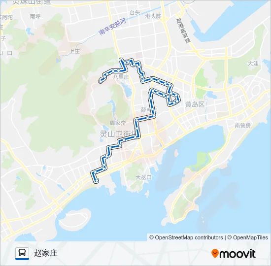 开发区21路赵家庄延伸线 Bus Line Map