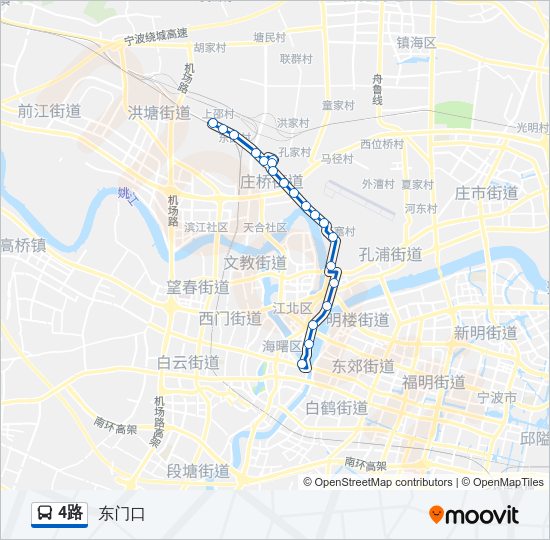 4路 Bus Line Map