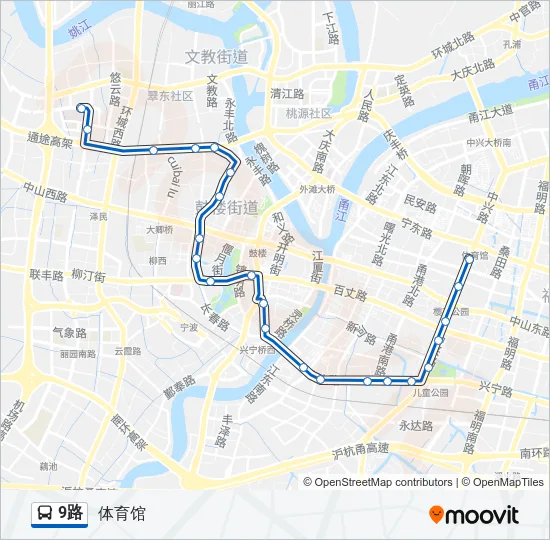 9路 Bus Line Map