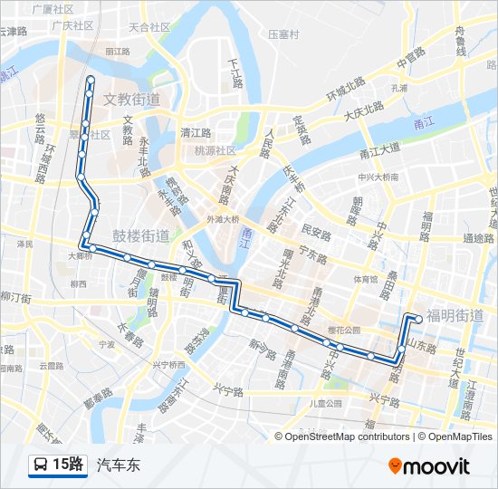 15路 Bus Line Map