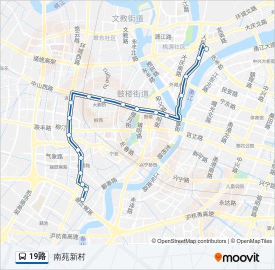 19路 Bus Line Map