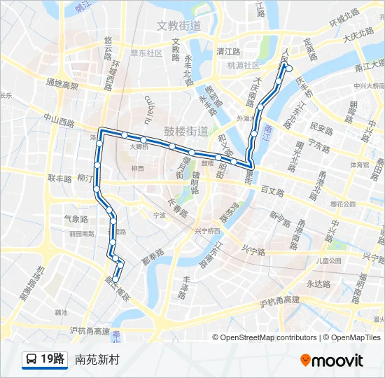 19路 Bus Line Map
